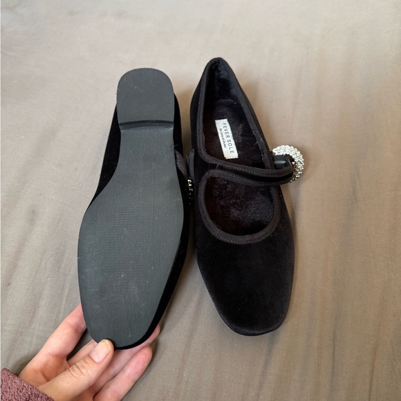 Brand New!💕Elegant Black Velvet Women's Shoes - Picture 3 of 3